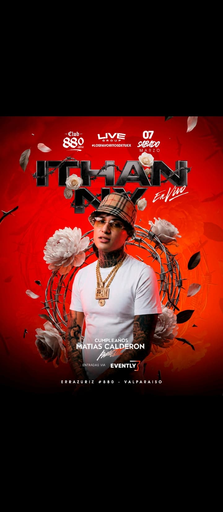ITHAN NY EN VALPARAISO ⭐ SABADO 7 CLUB 880 image