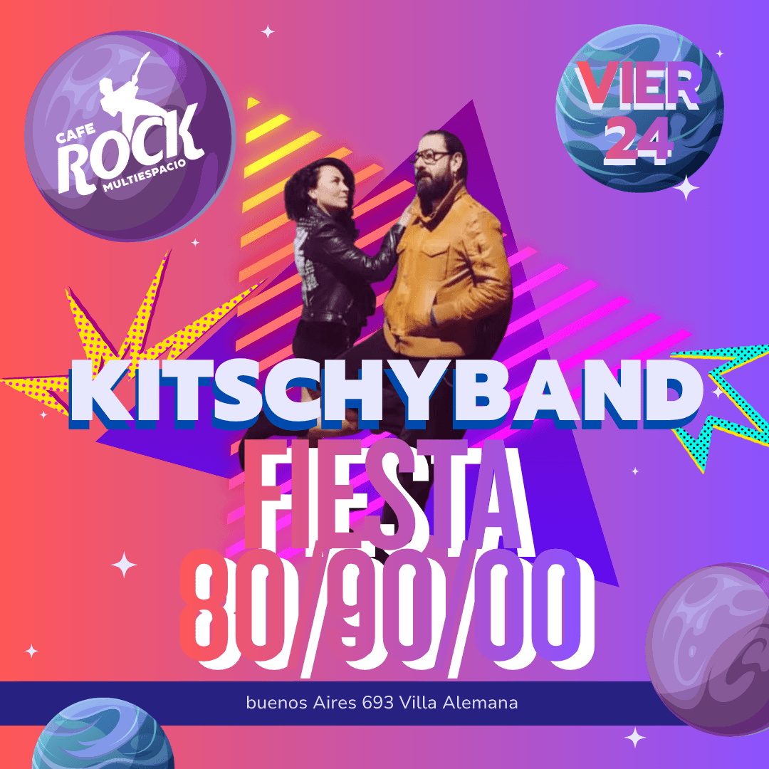 Viernes 24 fiesta + Kitschiband en vivo  image}