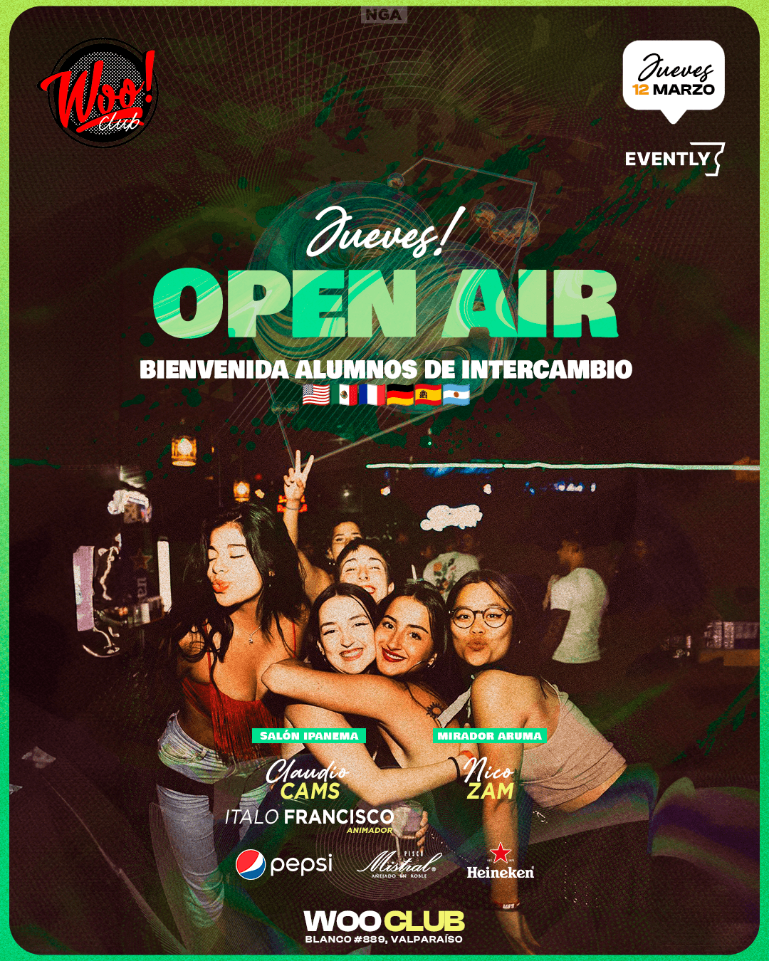 Jueves Open Air Bienvenidos Alumnos de Intercambio image