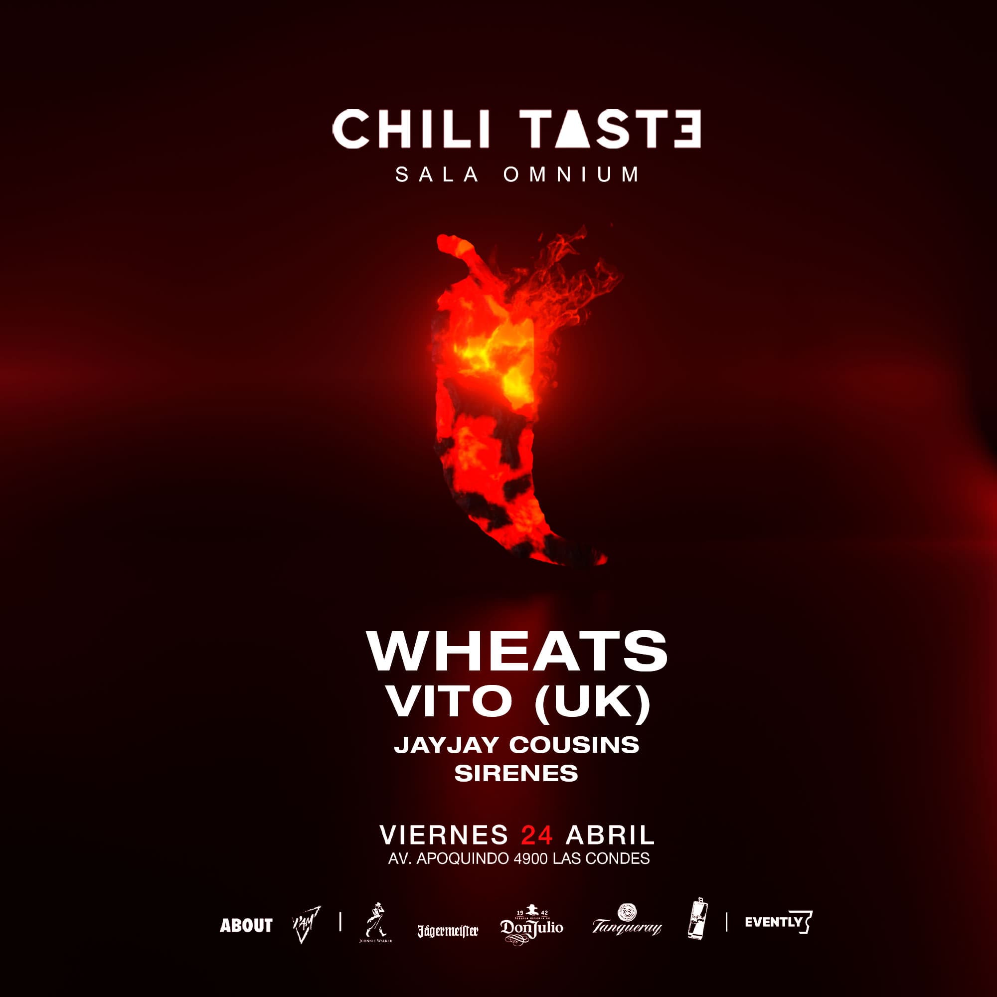 CHILITASTE ◆ WHEATS - VITO UK ◆  SALA OMNIUM (Viernes 24.04) image