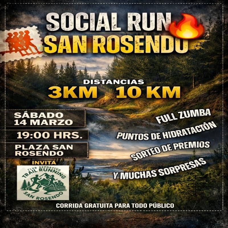 SOCIAL RUN SAN ROSENDO (3K - 10 K) image