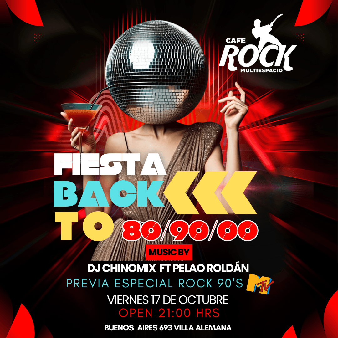 Viernes 17 Fiesta Back To 80/90/00 image}
