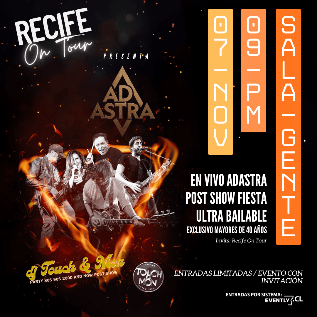 Recife on tour Viernes 07 de Nov! image}