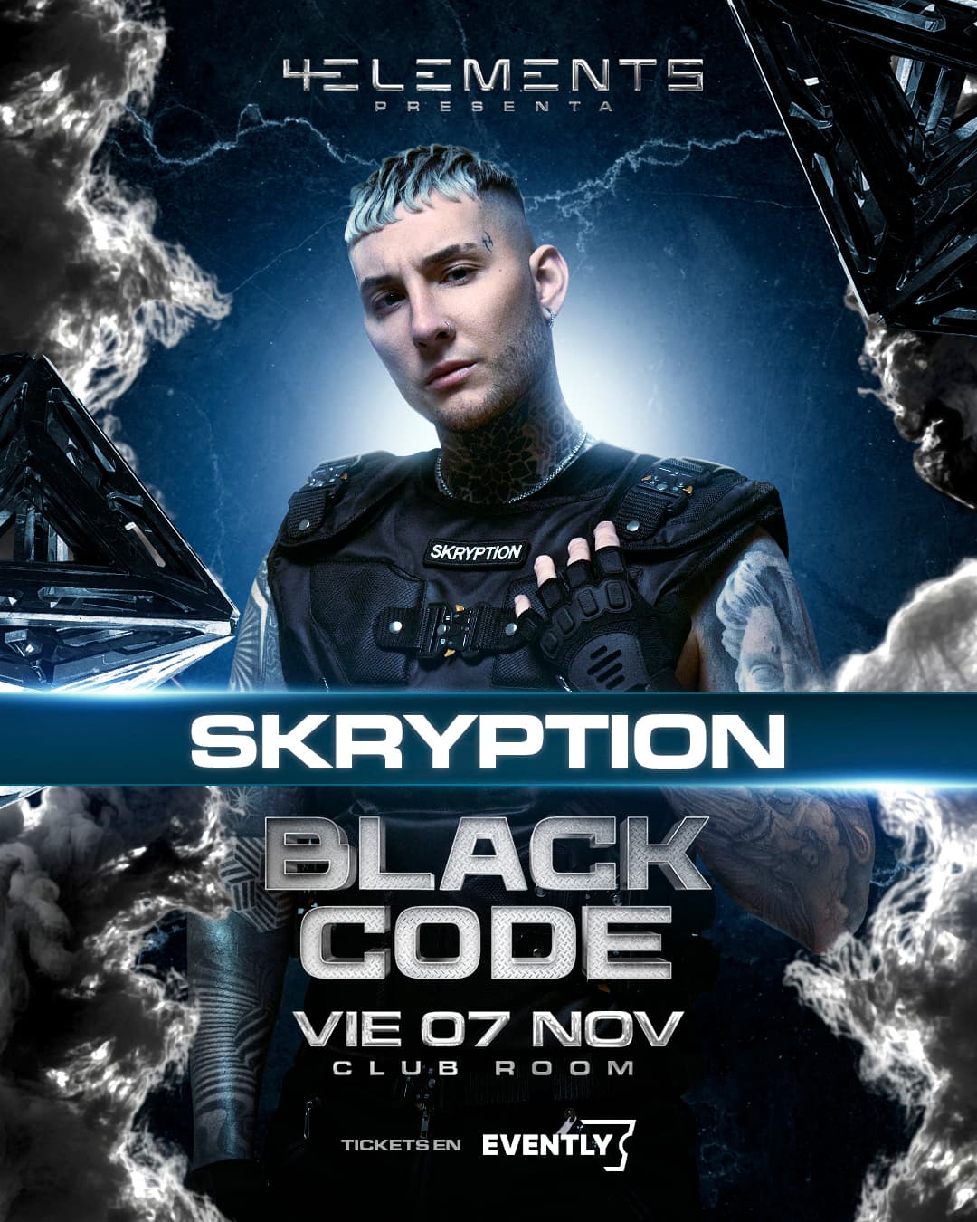 4E presenta : BLACK CODE image}