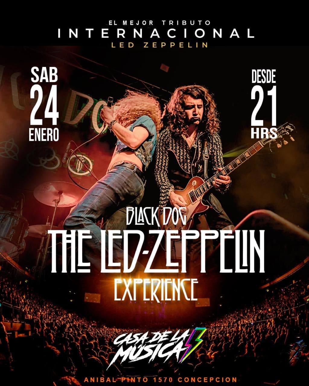 Black Dog “The Led Zeppelin Experience” en Concepción  image}