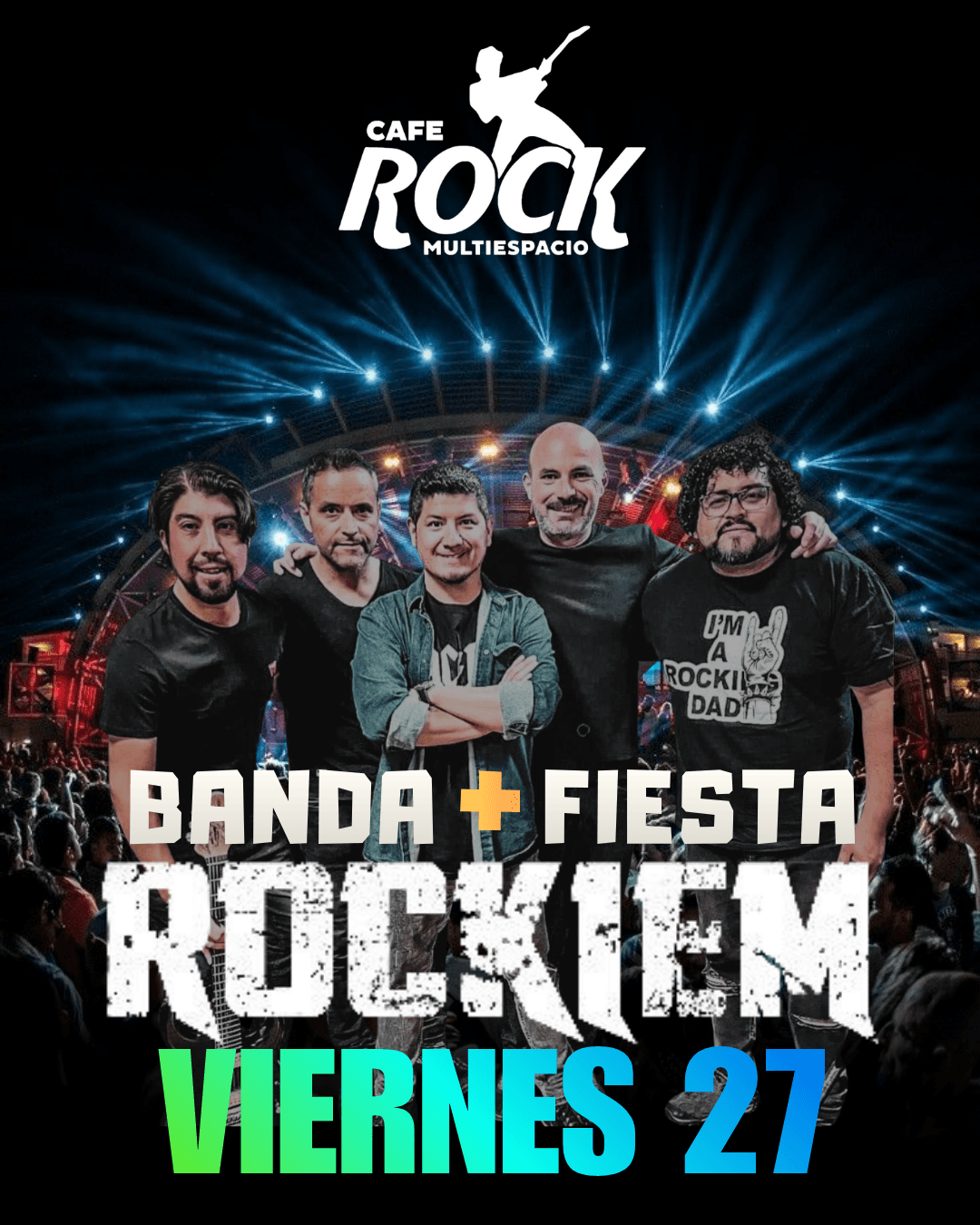 Viernes 27 Rockiem Banda + Fiesta  image