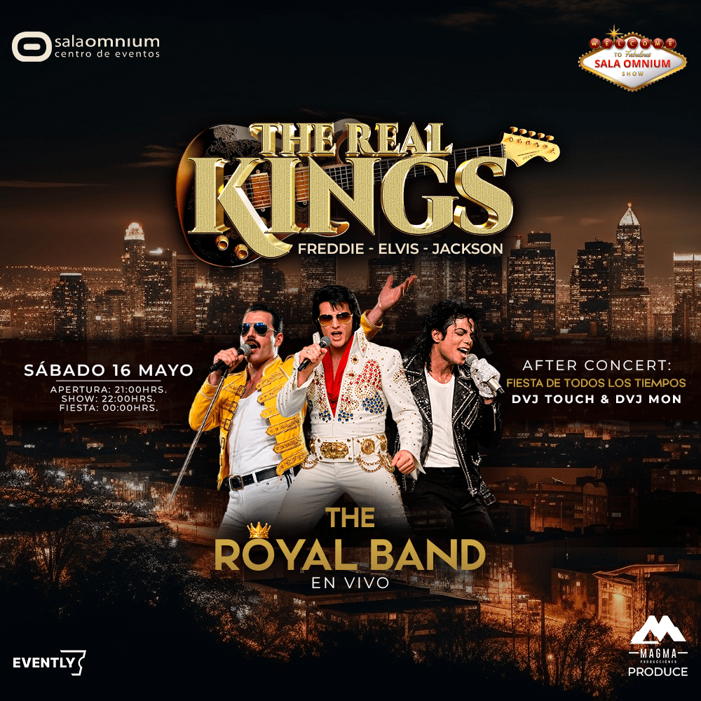THE KINGS & The Royal Band - Freddie/Elvis/Jackson ** Sala Omnium image
