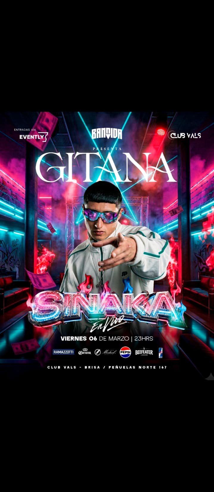 SINAKA EN COQUIMBO 🏟️ VIERNES 6 MARZO CLUB VALS