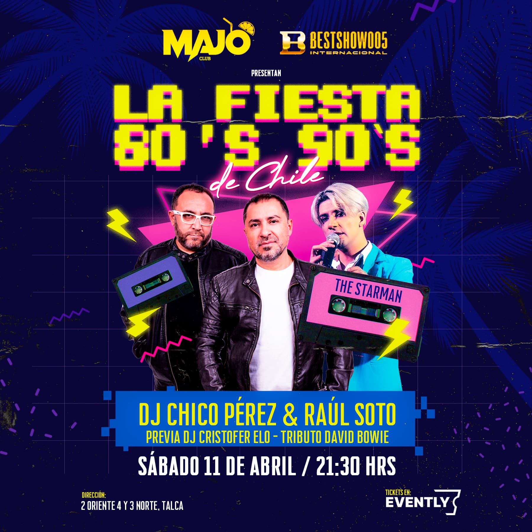 La fiesta 80s90s de chile/tributodavidbowie