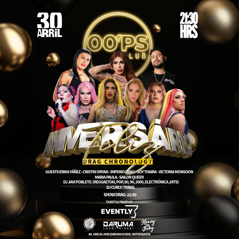 ANIVERSARIO 3 FIESTAS OOPS  image