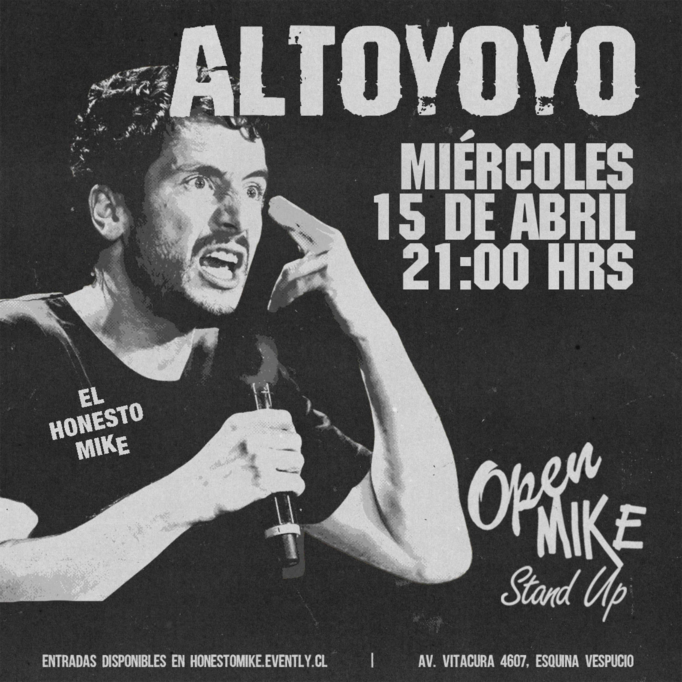 Open Mike: Altoyoyo en El Honesto Mike Vitacura image