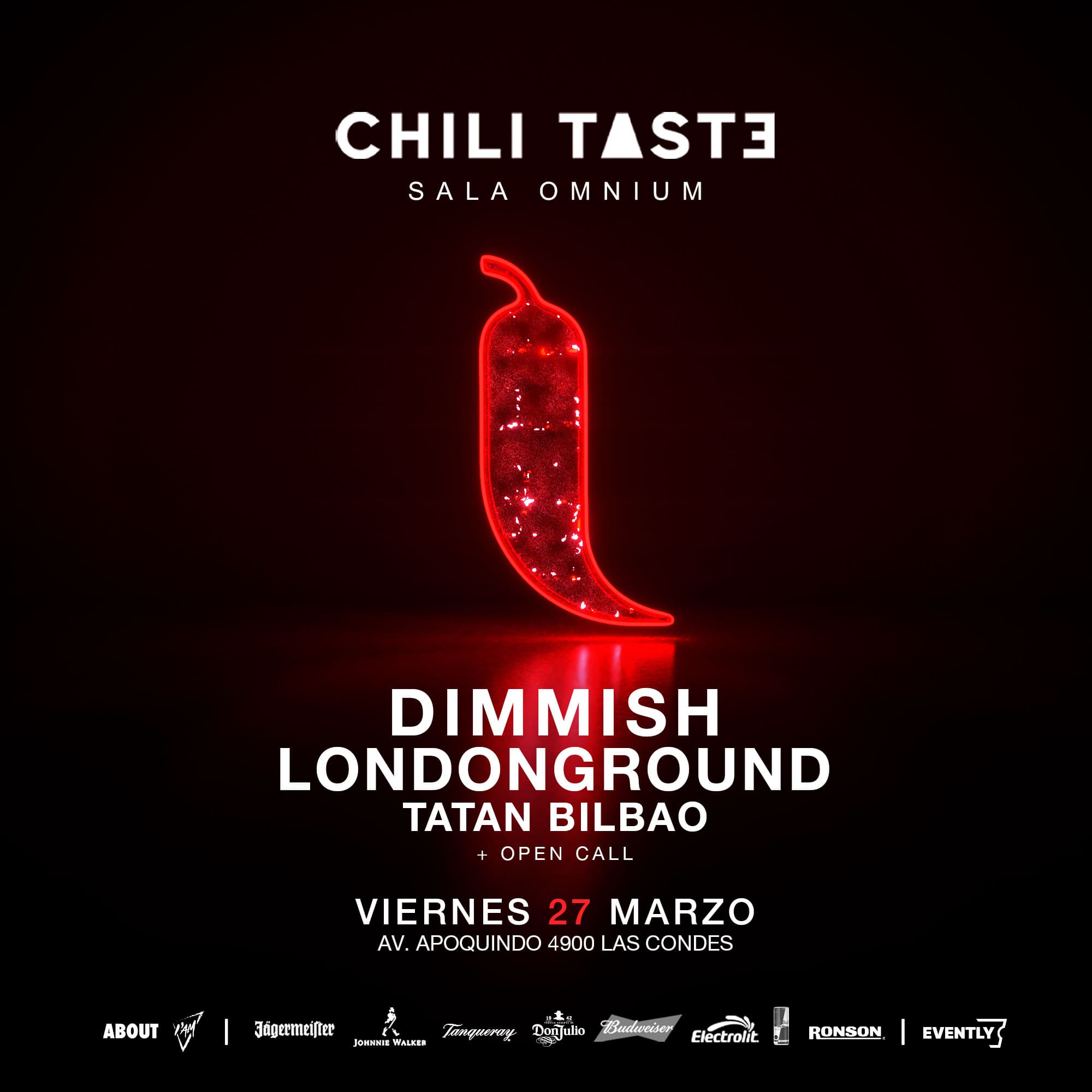 CHILITASTE ◆ DIMMISH - LONDONGROUND ◆  SALA OMNIUM (Viernes 27.03) image