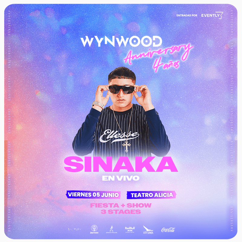 💫 WW ANNIVERSARY 💫 +  SINAKA EN VIVO 🔥 VIERNES 5 JUNIO - TEATRO ALICIA🌴 image