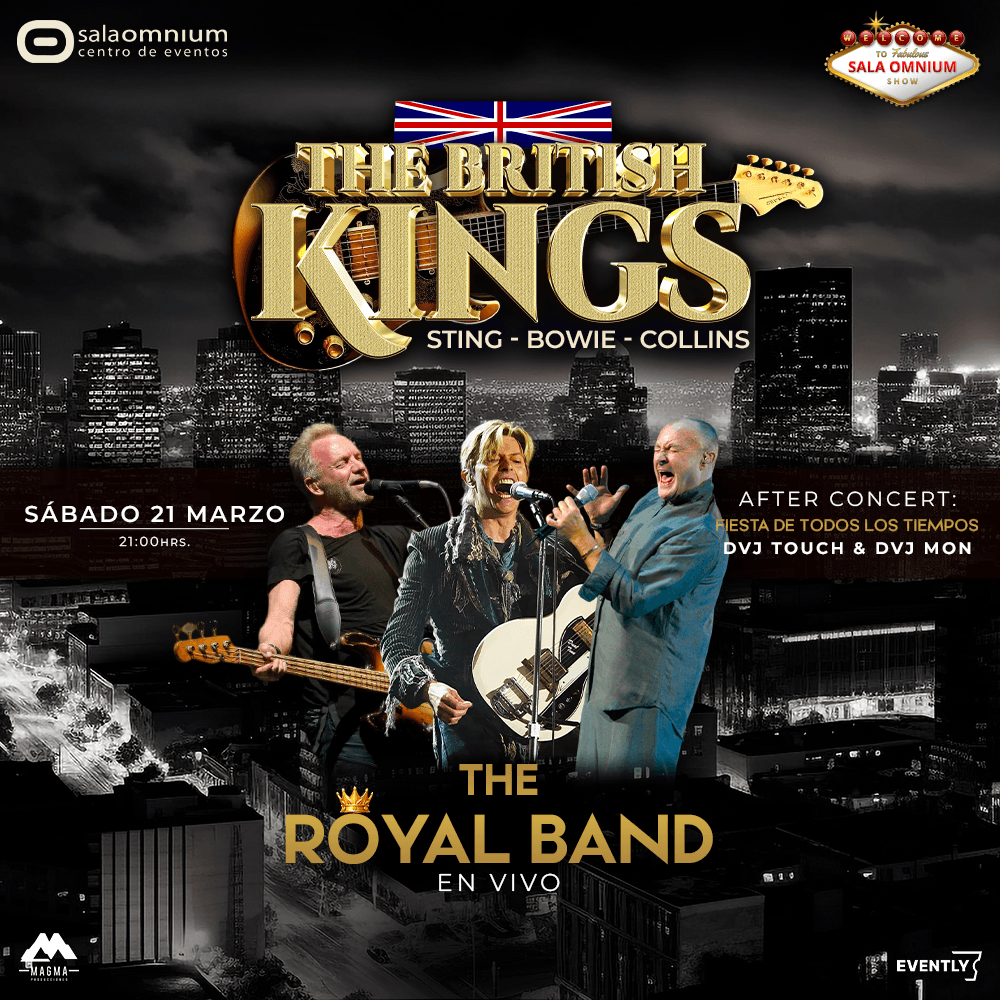 THE BRITISH KINGS ✨ & The Royal Band 🎶 ★ David Bowie ★ Sting ★ Phil Collins image