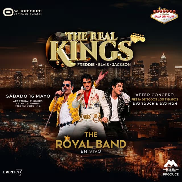 THE KINGS & The Royal Band - Freddie/Elvis/Jackson ** Sala Omnium image
