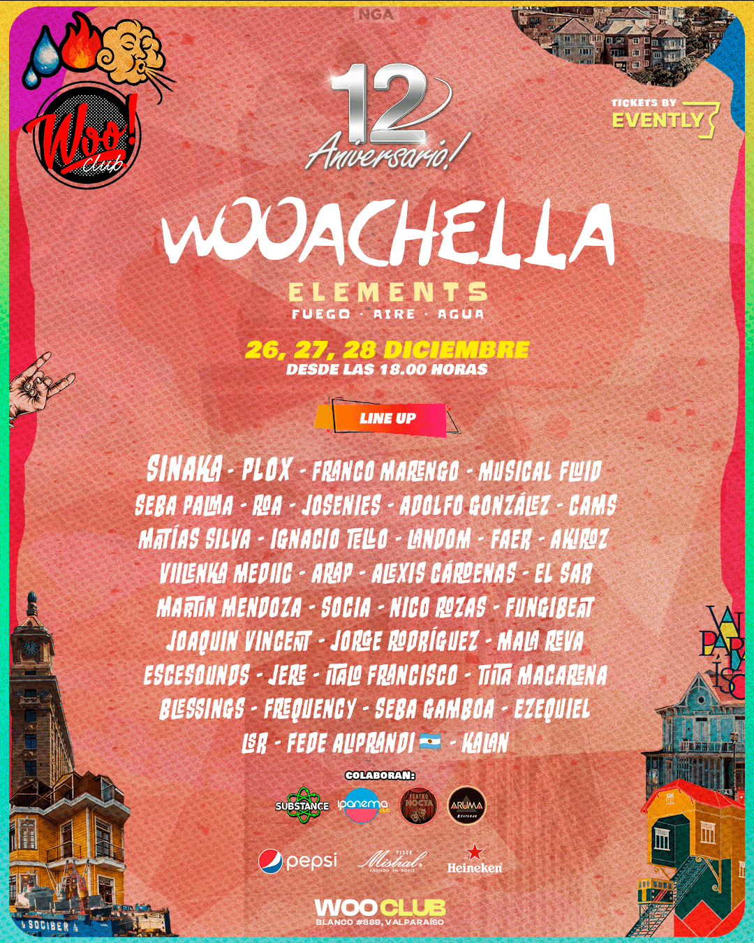 Aniversario N° 12 presenta "Wooachella" image}