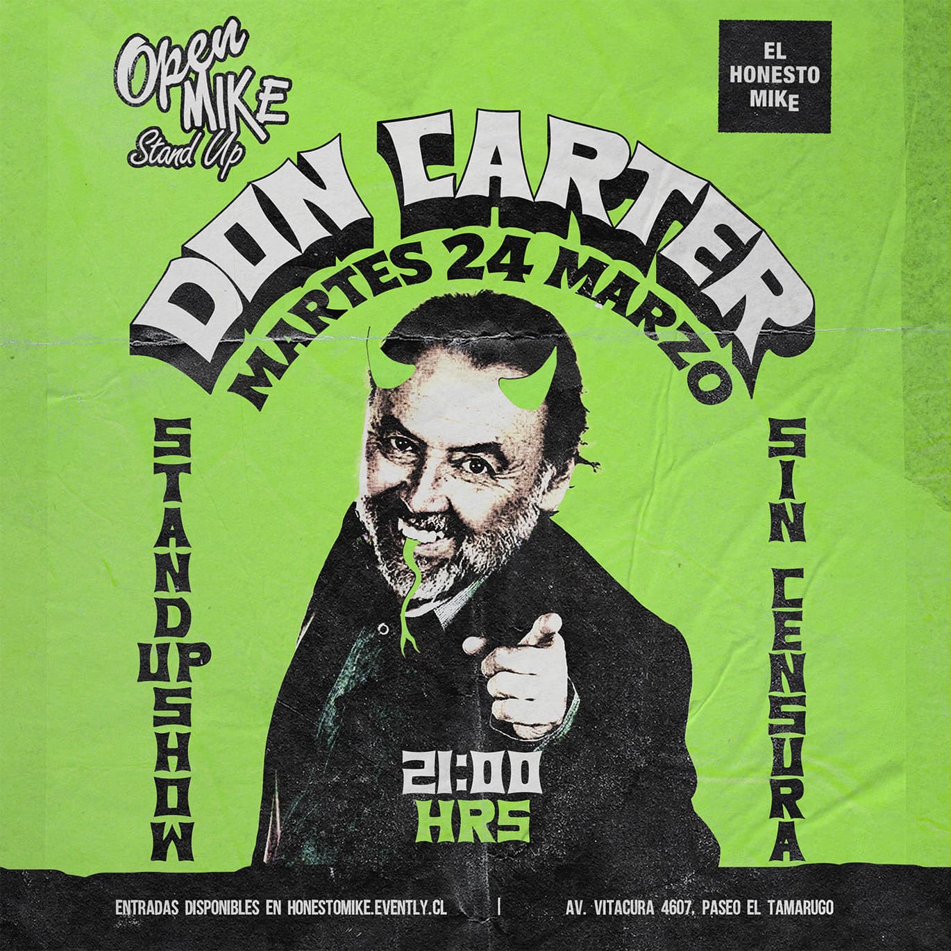 Open Mike: Don Carter en El Honesto Mike Vitacura image