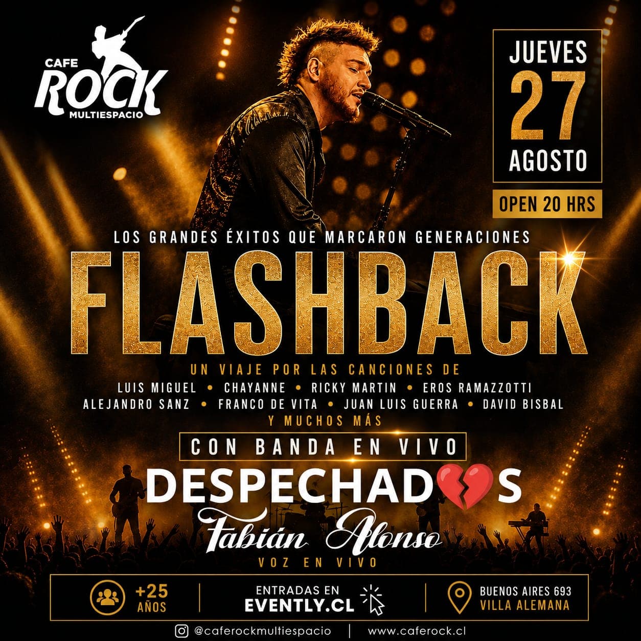 Jueves 27 fiesta despechadas Show Flashback image