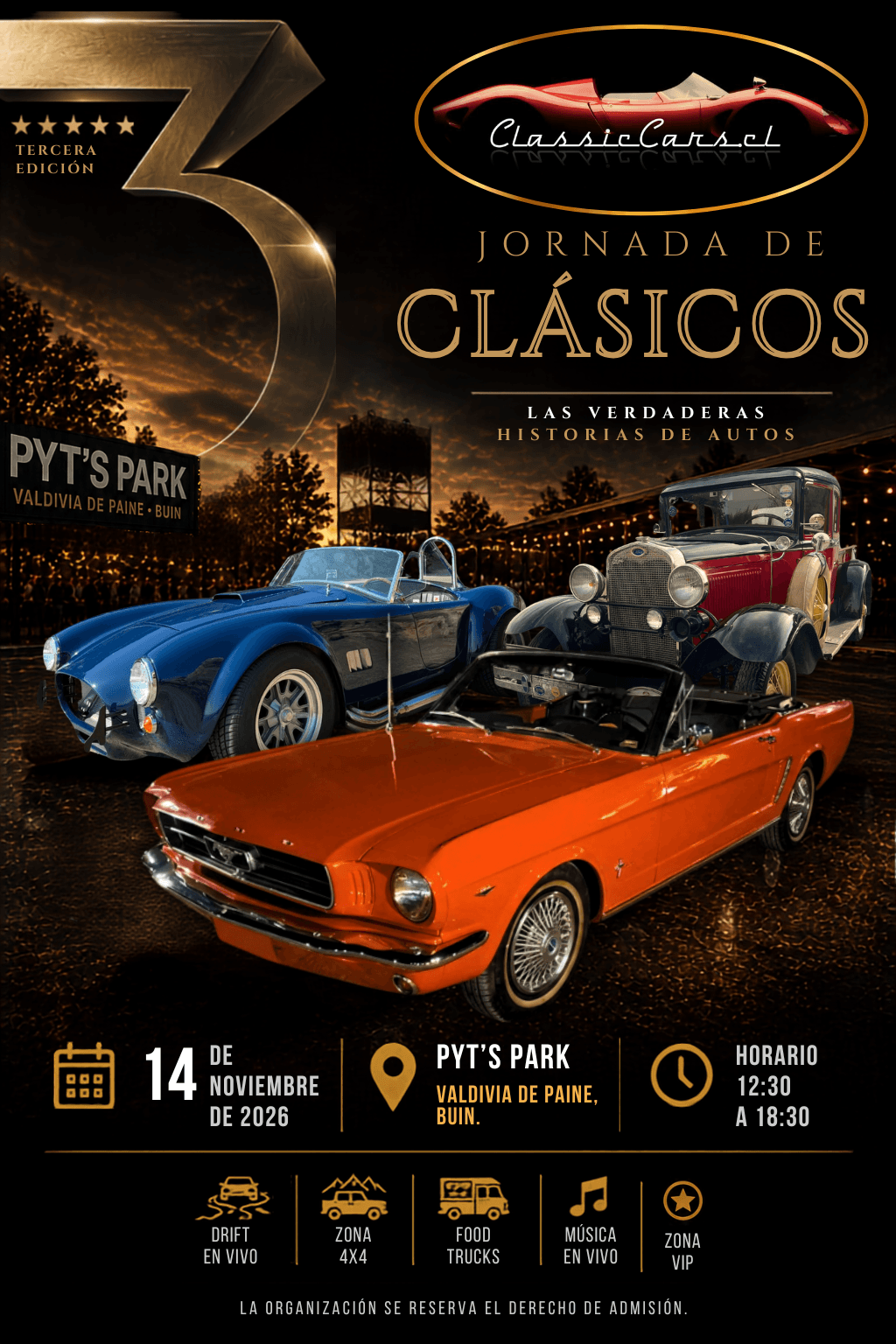 3ª Jornada de Clásicos by ClassicCars.cl image