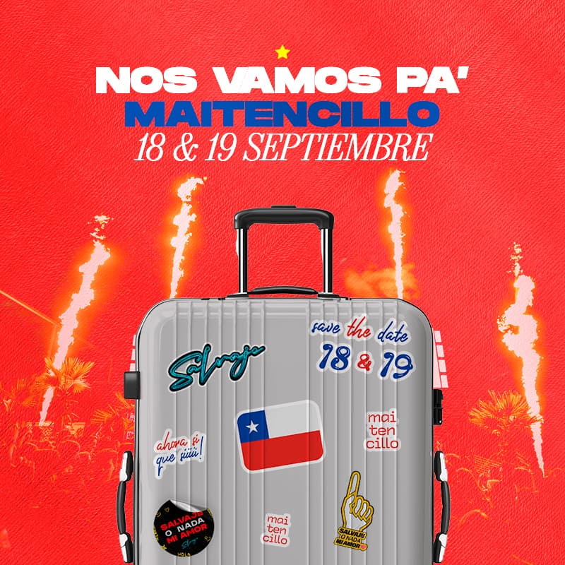 SALVAJE FONDA MAITENCILLO 18 Y 19 SEPTIEMBRE